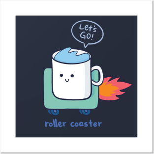 Funny Roller Coaster Posters and Art